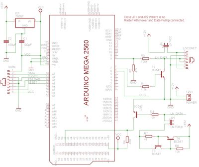 Arduino LocoNet Master und S88N Interface